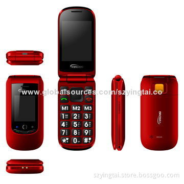 Big button senior phone with SOS button, HAC optional
